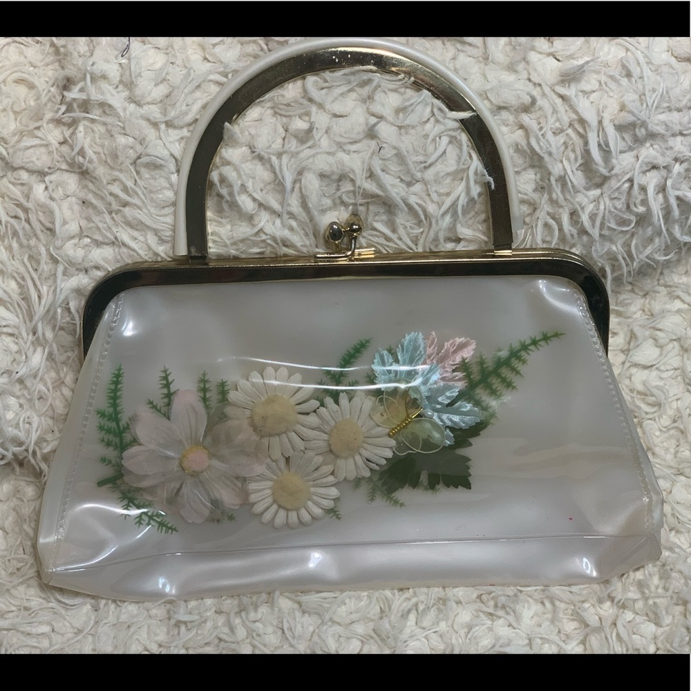 Vintage 1950s/1960s Clear Plastic Handbag